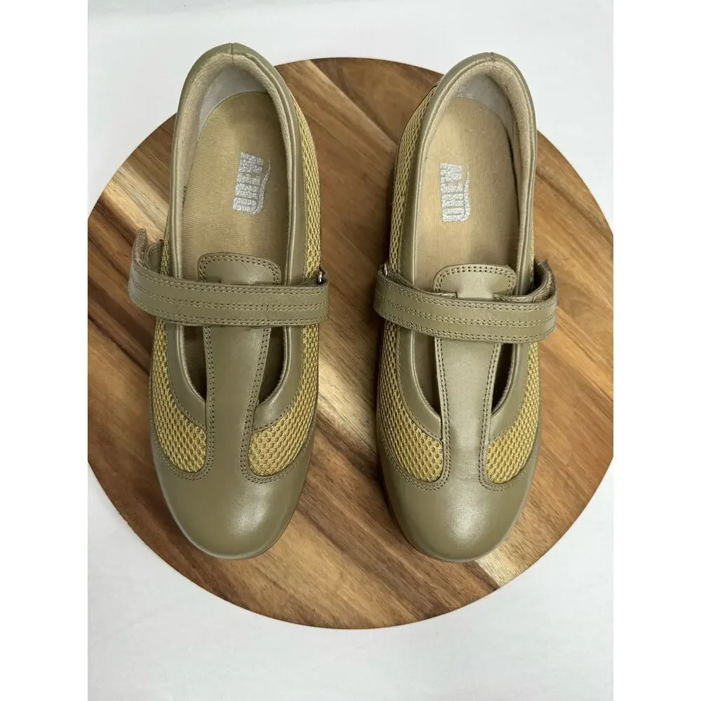 Drew Desiree Orthopedic Diabetic Shoe Women‎ Size 7.5M Taupe Adjustable 14385-77